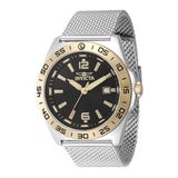 Invicta Coalition Forces 48350 Herenhorloge - Entanche - Analoog - Quartz uurwerk - Roestvrij staal met zwarte wijzerplaat - 45mm