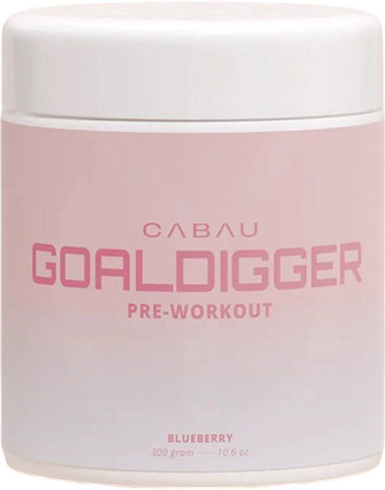 Cabau Lifestyle Goaldigger Pre-Workout Blueberry Poeder 300g