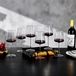 Ensemble de 6 verres à vin côtelés, 400 ml