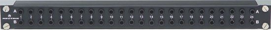 Neutrik NYS-SPP L1 Patchbay 48x I/O, 19" 1HE, symm. jack - Patchbays