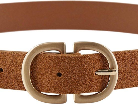 Pieces Pcjuva Suede Jeans Belt Noos - Cognac - 95 cm - Women