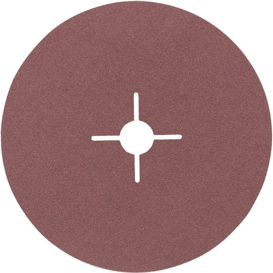 Bosch - Fiberschuurschijf voor haakse slijpmachine, korund 180 mm, 22 mm, 120