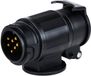 All Ride Adapter 13 naar 7 Polig 12V - Aanhanger Adapter voor Trailers en Caravans - 13 Polige Naar 7 Polige Stekker Adapter - Trailer Stekker Adapter - Zwart