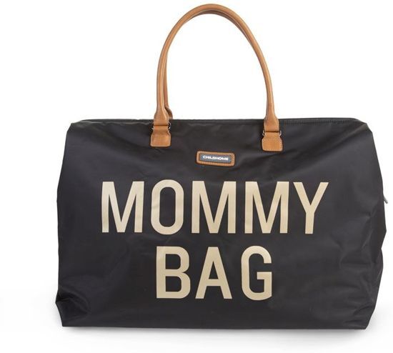Childhome - Mommy bag groot - zwart & goud zwart