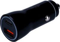 Akyga 36W Autolader Voor Telefoons Met Quick Charge 3.0, Usb-A En Usb-C.