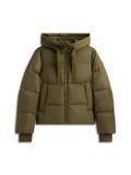 Tommy Hilfiger Dames Puffer Jas XXS Polyester Olijfgroen Herfst/Winter 2026