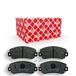 febi bilstein 16077 remblokkenset, 1 stuk | Compatibel met: FIAT PANDA, PANDA Kasten/Schrägheck, UNO, LANCIA Y10, SEAT MARBELLA