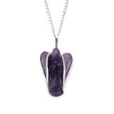 Ancient Wisdom Awgifts Edelsteen beschermengel hanger - Amethist