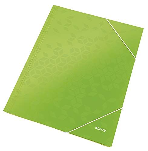 Leitz 3982 WOW kartonnen 3-klepsmap groen