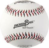 Rawlings | Incredi-Ball Witte Softstitch Baseballs | 9 inch | Opties voor stoffen en synthetische lederen bekleding | 12 stuks
