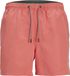 JACK & JONES JPSTFIJI JJSWIM SOLID LY SN Zwemshort Mannen XXL Hot Coral Effen