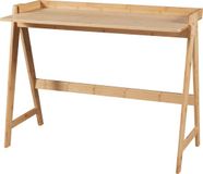 en.casa Bureau Härryda 80x123x53 cm bamboe