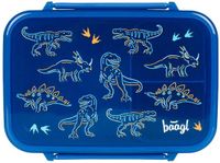 Baagl Broodtrommel Dino Blauw Plastic