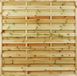 Intergard Schutting tuinscherm geimpregneerd Douglas groen 180x180cm
