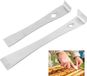 Wan GmbH Jeu de leviers et grattoirs - Outil pied-de-biche - Bricolage - Acier inoxydable - 2 pièces - Argent