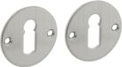 Intersteel Rozet met sleutelgat 42x2 mm rvs geborsteld