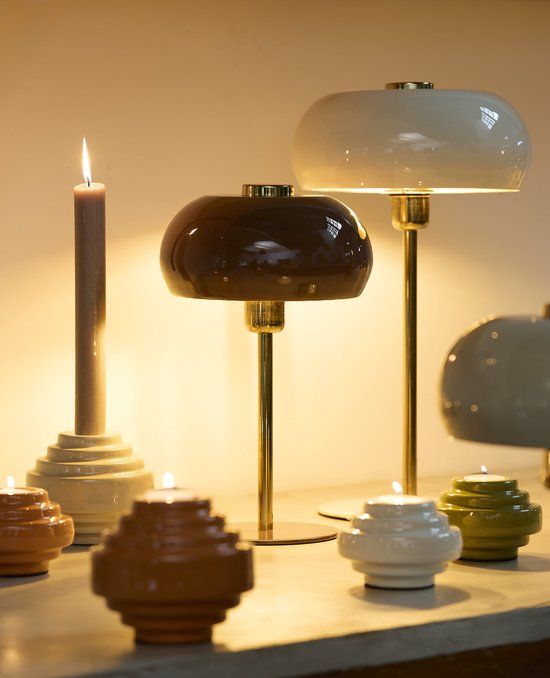Light & Living Surin tafellamp beige metaal E27