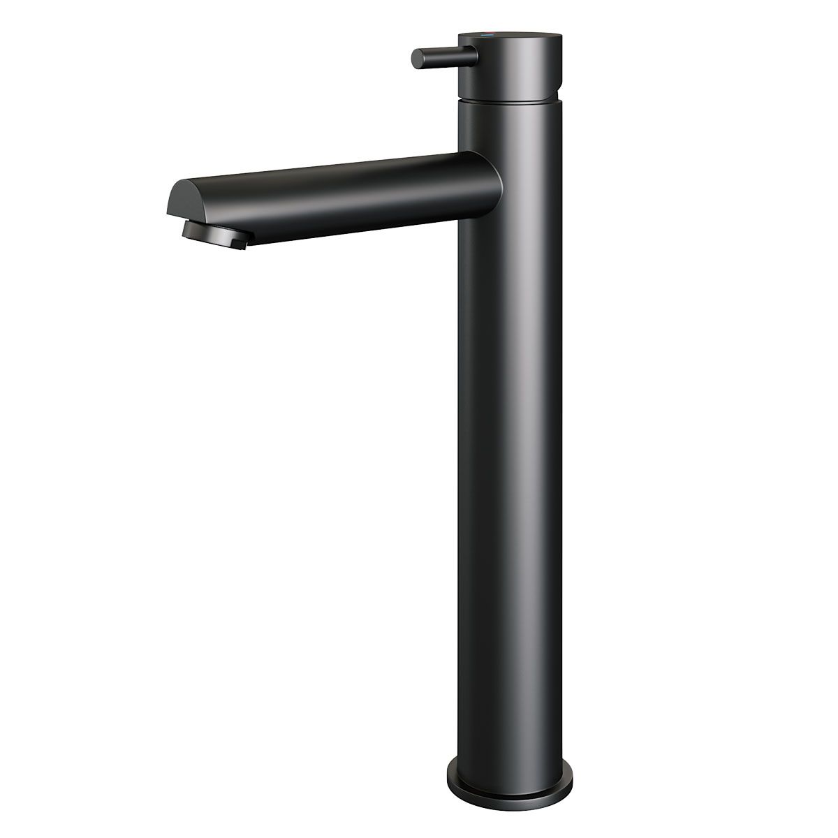 Brauer Wastafelkraan Black Edition HD5 Opbouw Hoog Mengkraan Rond Coldstart Mat Zwart 1 Greeps