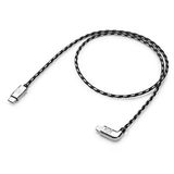 Volkswagen 000051446BB USB-C naar Apple Lightning oplaadkabel en datakabel haaks 70 cm