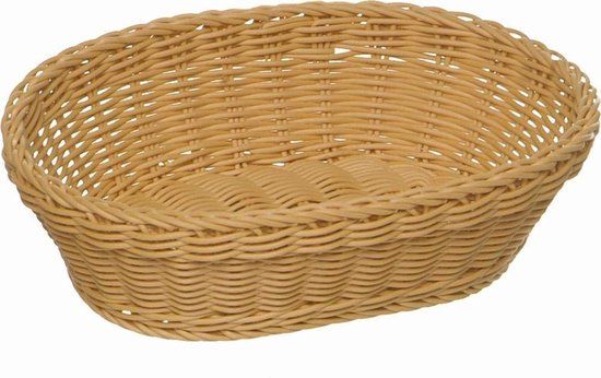 APS Buffetmand ovaal "profi line", 25x19xh6,5 cm, beige