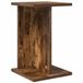 vidaXL Plantenstandaard Gerookt eiken Hout 25 x 25,5 x 40,5 cm
