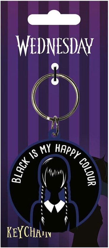 Pyramid International Pyramid Int. Wednesday Rubberen Sleutelhanger-Happy Colour (Diversen) Nieuw