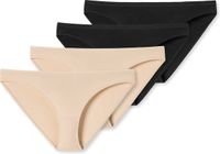 Schiesser Minislip "95/5" serie Vrouwen Mix 1 Effen 95% katoen, 5% elastaan