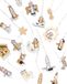 HEMA 20 décorations de Noël en bois dorées (multi)