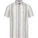 Tommy Hilfiger TJM Reg Slub Stripe Ancient White Multi Stripes Taille: M | Chemises décontractées | Homme | Blanc