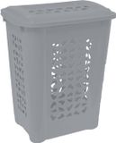 Keeeper Wasmand 'per', met deksel, 60 liter, Scandinavisch roze