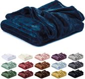 Lavea® Fleece Deken 150x200 cm – 1-persoons, Nachtblauw