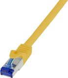 LogiLink C6A017S netwerkkabel Geel 0,25 m Cat6a S/FTP (S-STP)