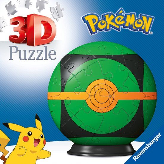 Ravensburger - Puzzle-Ball Pokémon Dusk Ball - 3D Puzzel