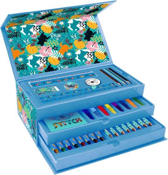 Lilo & Stitch Kleurdoos met Lade - Zomer