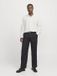 Jack & Jones Chemise Jprblatrend Jacquard L/s Shirt Styd 12278765 Blanc Homme Taille S