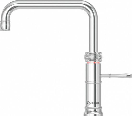 Quooker Classic Fusion Square 3-in-1 kokend water kraan chroom | COMBI+ boiler