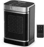 YASHE PTC-906B Keramische kachel - 1500 W - Zwart - Thermostaat - Afstandsbediening