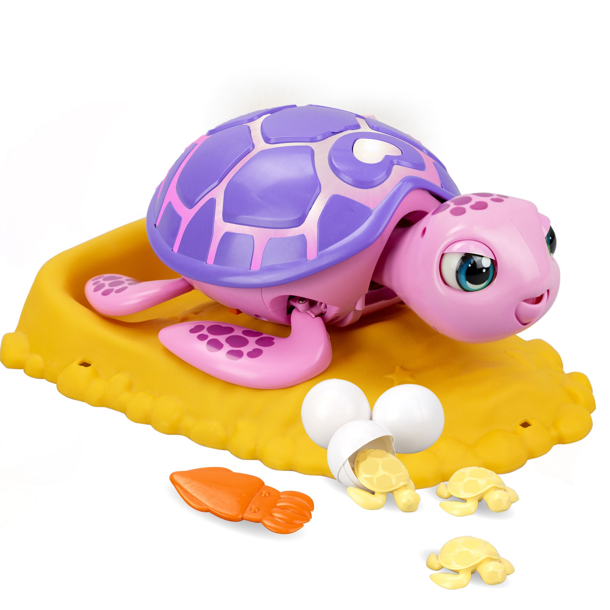 Silverlit Rescue Turtle Pink Interactive Turtle Toy for Kids - Pink