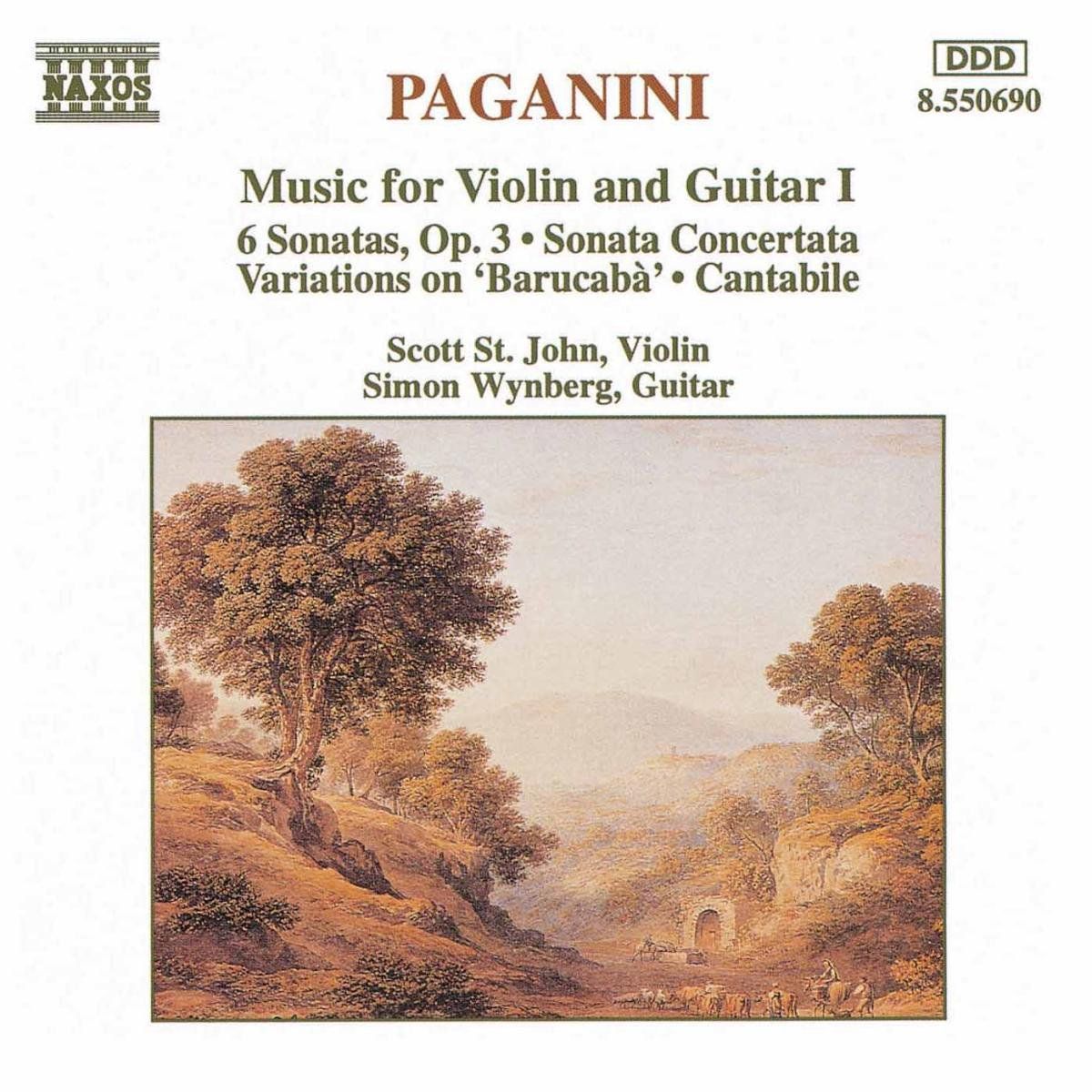 OUTHERE Niccolò Paganini (1782-1840): Opere per Violino e Chitarra Vol 1 - CD
