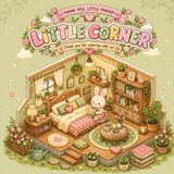 Little Corner: Cozy Room Coloring Book for Kids