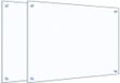 vidaXL - Spatschermen - keuken - 2 st - 70x50 cm - gehard glas - transparant