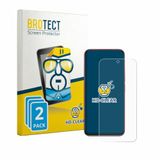 BROTECT - Screenprotector voor realme 15x - Folie Beschermfolie transparant 2 Stuks