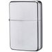 CHAMP Benzine-aansteker, satijn, stormaansteker, geborsteld chroom, hoge kwaliteit, compact (5,8 x 4 x 1,3 cm), oplaadbaar, winddichte aansteker, compatibel met Zippo brandstof, grijs, 40400344