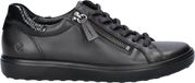 Ecco Soft 7 dames sneaker - Zwart zwart