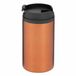 Merkloos / Sans marque Inspirion Gmbh Thermosbeker/warmhoudbeker Koffie To Go - metallic oranje - 290 ml - dubbelwandig - met schroefdop