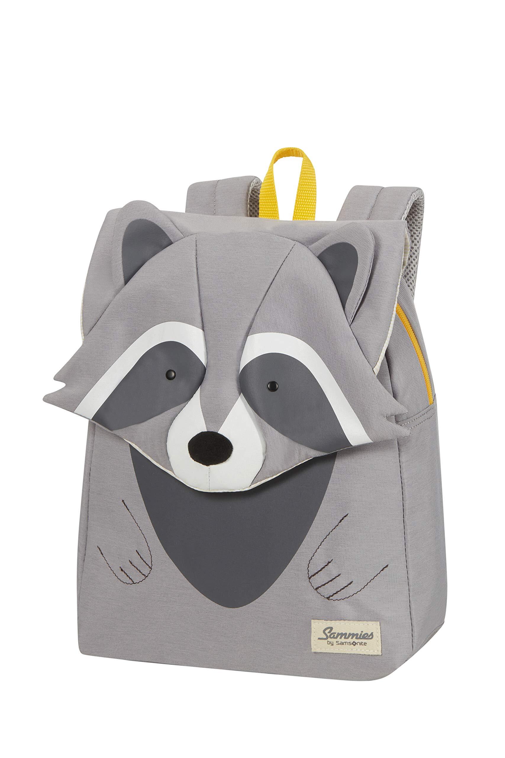 Sammies by Samsonite Sammies by Samsonite Happy Sammies Eco Backpack S+ raccoon remy Kindertas Grijs