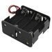 HALJIA 12 V 8 x AA Clip pour pile, support de fente, boîte de rangement, double étage/dos à dos, fil de connexion de 15,2 cm