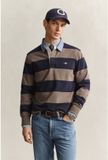 Gant Polo Homme Manches Longues Brun Classique Heavy Rugger 2004083