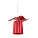 Homemania ASZ.0831 Hanglamp, plafondlamp, polystyreen, rood, 22 x 19 x 70 cm