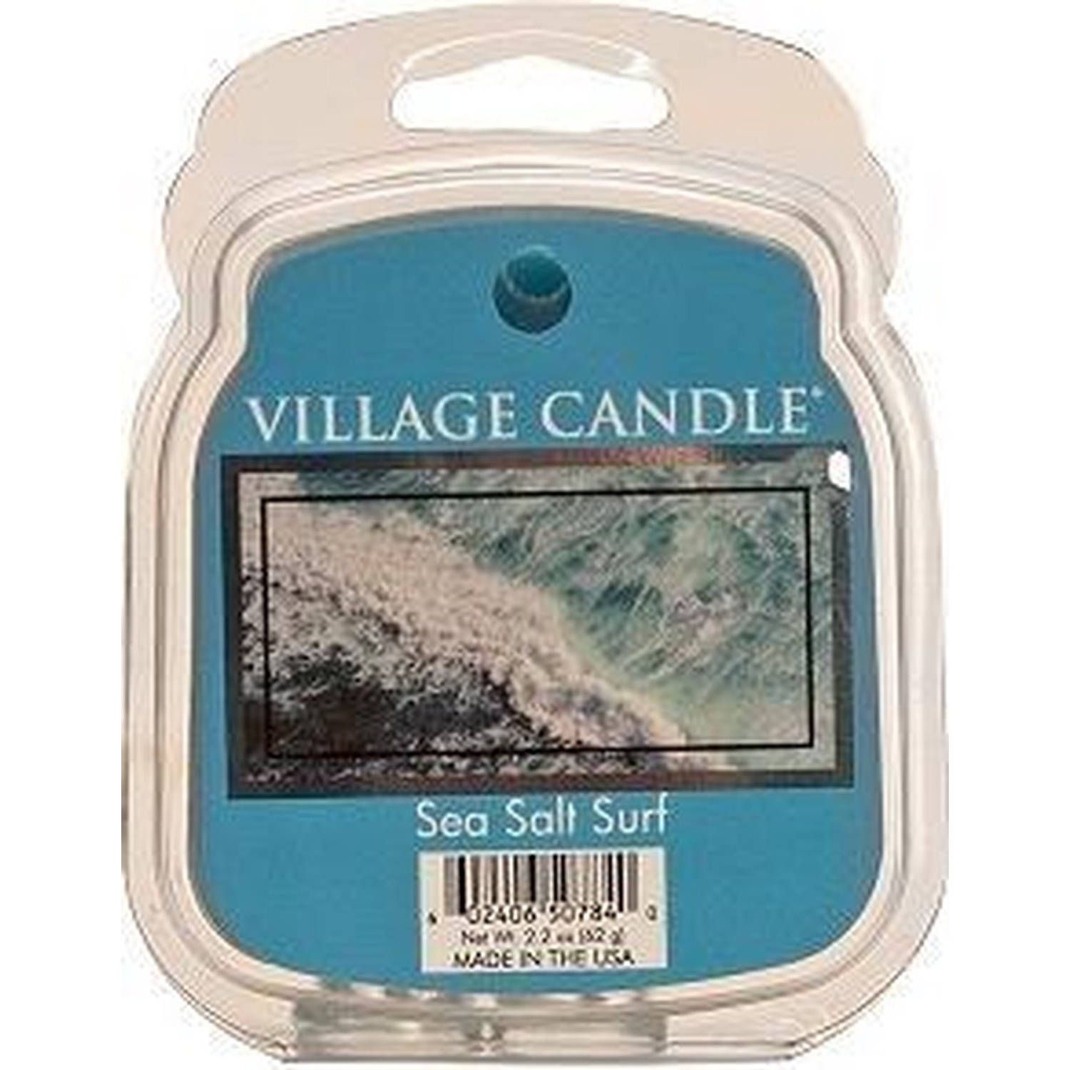 Village Candle Wax Melt Sea Salt Surf - Blauw - 2023